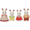 Figurky Sylvanian Families Rodina "chocolate" králíků, nová (5054131056554)