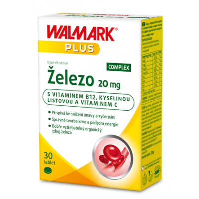 Walmark Železo Complex 20 mg 30 tablet