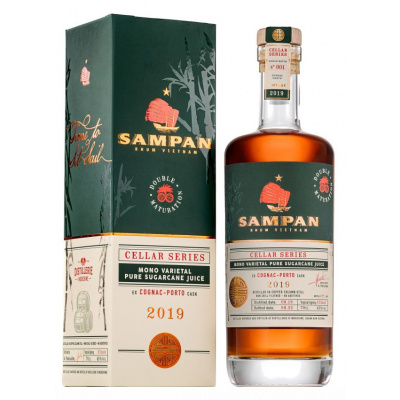 Distillerie D'Indochine Sampan Cognac Porto cask, 45%, 0,7l