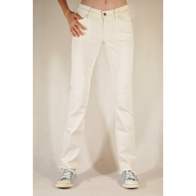 GUESS Cigarette Jeans Slim White L32 Barva: bílá, Velikost: W27, Délka kalhot: L32