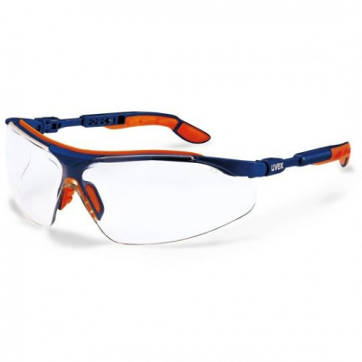 Uvex Brýle uvex i-vo, PC čirý/UV 2C-1,2; SV. excellence, rám. modrý/oranžový