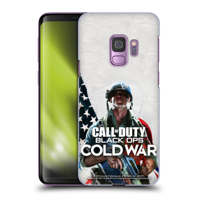 Zadní obal pro mobil Samsung Galaxy S9 - HEAD CASE - SPECOD Black Ops Cold War - Speciální Edice (Plastový kryt, obal, pouzdro na mobil Samsung Galaxy S9 - COD Cold War - Americký voják)