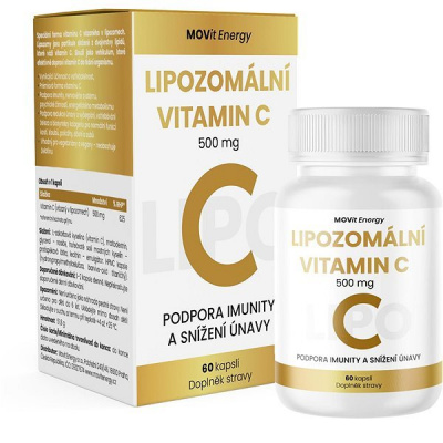MOVit Lipozomální Vitamin C 500 mg, 60 kapslí