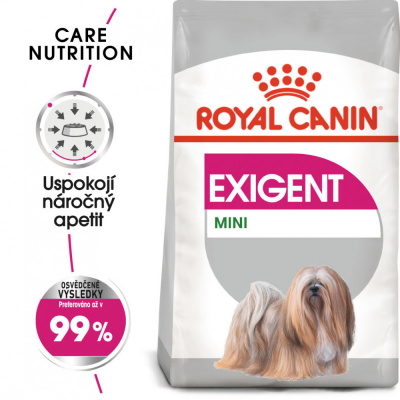 ROYAL CANIN Mini Exigent Hmotnost (g/kg): 3kg Granule pro mlsné malé psy