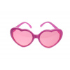 PARTYDECO Párty růžové srdce brýle