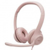 Headset Logitech H390 USB (981-001281) růžový