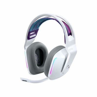 Logitech G733 LIGHTSPEED Wireless RGB Gaming Headset - WHITE - 2.4GHZ - EMEA