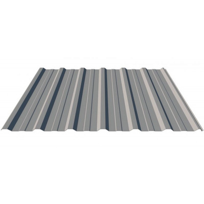 BLACHOTRAPEZ Plechová krytina trapézový plech Blacho TRAPÉZ T18 Plus 0,6 Aluminium STUCCO