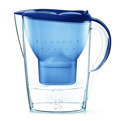 Brita Marella Cool Memo modrá / filtrační konvice na vodu / 2.4l / filtr: Maxtra+ Pure Performance (1039271)