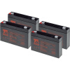 Baterie pro záložní zdroje Sada baterií T6 Power pro APC SUA750RMI1U, VRLA, 6 V (T6APC0026_V81807)