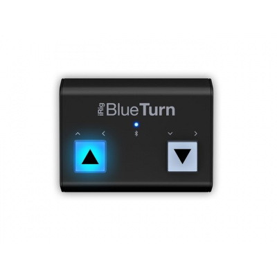 IK Multimedia iRig BlueTurn (Podsvíceny Bluetooth obraceč stránek pro iPhone, iPad, Mac a Android)