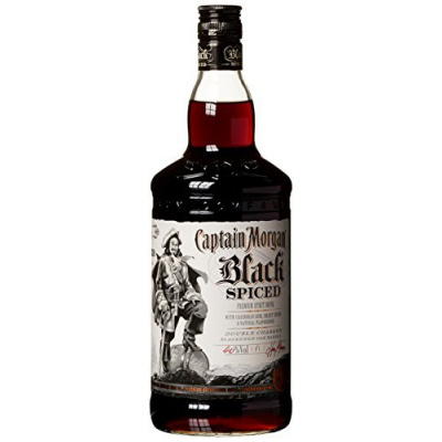 RON CAPTAIN MORGAN BLACK SPICED 40% 1 l (holá láhev)