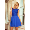Dámské společenské šaty NUMOCO krajkové modré - Modrá / XL - Numoco modrá XL