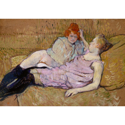 Reprodukce - D-6341 Henri de Toulouse-Lautrec - Na pohovce