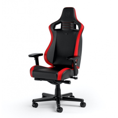 Herní židle Noblechairs EPIC Compact, černá/carbon/červená (NBL-ECC-PU-RED)