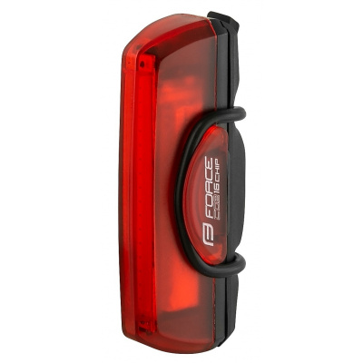 světlo FORCE Cob USB - Black/Red one size