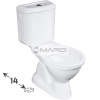 JIKA Euroline WC klozet kombinační, výška 40 cm spodní odpad, boční napouštění, bílý H8602730007873