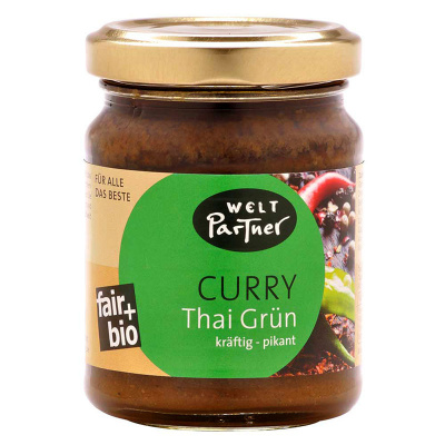 WeltPartner Bio kari pasta thajská zelená, 125 g