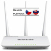 Tenda F3 (F303) WiFi N Router 802.11 b/g/n, 300 Mbps, WISP, Universal Repeater, 3x 5 dBi antény, F3