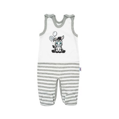 Kojenecké bavlněné dupačky New Baby Zebra exclusive - velikost 80 (9-12m)