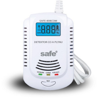 Detektor plynů Safe 808 COM Kombinovaný detektor CO a výbušných plynů