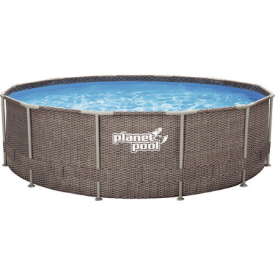 Bazén s rámovou konstrukcí Planet Pool FRAME RATAN 366 x 132 cm