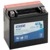 Motobaterie Exide Bike AGM 12Ah, 12V, ETX14-BS