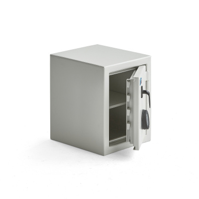 AJ Produkty Bezpečnostní skříň Contain, elektronický kódový zámek, 450x350x400 mm, bílá