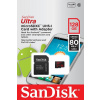 SanDisk microSDXC 128GB Ultra Android UHS-I + adaptér SDSQUNC-128G-GN6MA