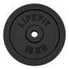 Kotouč LIFEFIT® 15kg, kovový, pro 30mm tyč