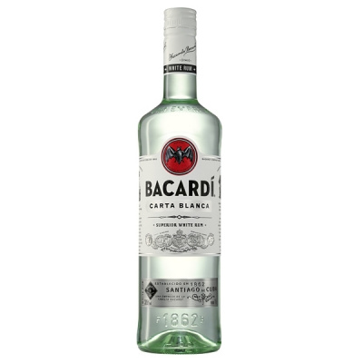 Bacardi Carta Blanca 1l 37,5% (holá láhev)