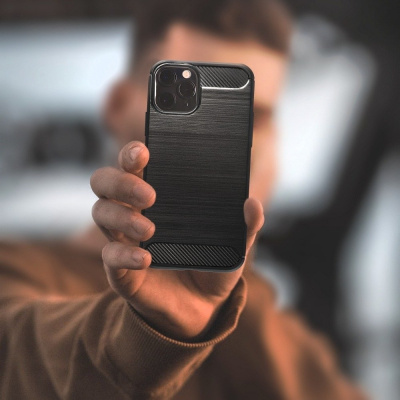 Pouzdro Forcell CARBON pro XIAOMI Redmi 9T / Poco M3 černé