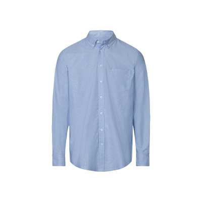 LIVERGY Pánská volnočasová košile (S (37/38), modrá)