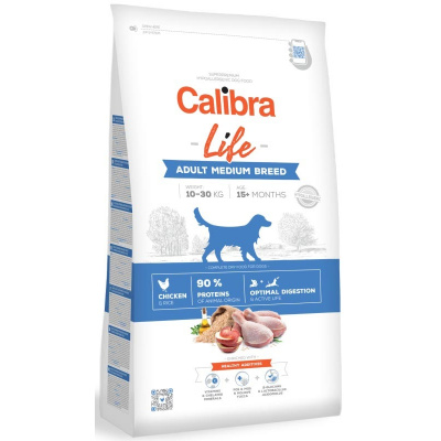 Calibra Dog Life Adult Medium Breed Chicken 2,5 kg