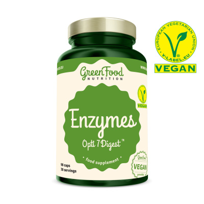 GreenFood Nutrition s.r.o. Enzymy Opti7 Digest™ 90 kapslí