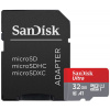 SanDisk Ultra 32GB + adaptér Paměťová karta, 32GB, Micro SDHC, CL10 A1 UHS-I U1, rychlost až 120MB/s, včetně adaptéru SDSQUA4-032G-GN6MA