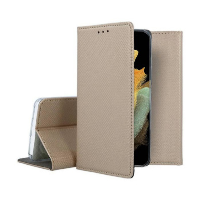 Levné Kryty Knížkové pouzdro Smart Case Book zlaté – Xiaomi Redmi Note 11 / Note 11S