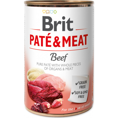 Konzerva BRIT Paté & Meat Beef 400g