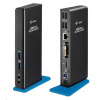 i-tec USB 3.0 Dual Video DVI HDMI Docking Station + Glan + Audio + USB 3.0 Hub / repas U3HDMIDVIDOCK