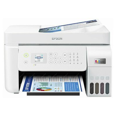 Epson EcoTank L5296 bílá / Ink. multifunkce / A4 / 33ppm / 5760x1440dpi / tisk sken. kop. fax / USB Wi-Fi LAN (C11CJ65404)