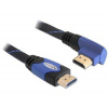 Delock Kabel High Speed HDMI s Ethernetem – HDMI A samec > HDMI A samec pravoúhlý 1 m 82955