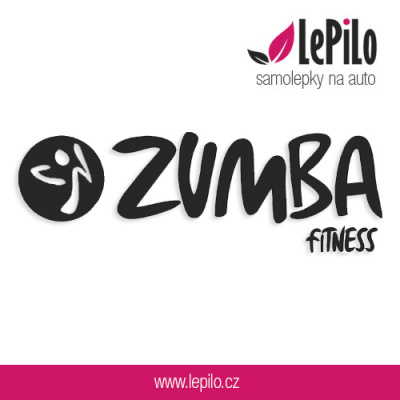 Samolepka na auto Samolepka na auto Zumba Fitness