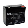 Olověný bezúdržbový akumulátor MHB VRLA AGM 12V/18 Ah MS18-12 (181x77x167mm)