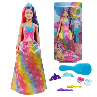 Barbie Princezna s dlouhými vlasy, Mattel GTF38