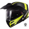 Vyklápěcí helma na motorku - vyklápěčka LS2 FF324 METRO EVO RAPID MATT BLACK YELLOW P/J XXS