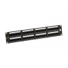 Solarix patch panel 48 x RJ45 CAT6 UTP 350 MHz černý 2U, SX48-6-UTP-BK; SX48-6-UTP-BK