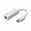 Digitus USB 3.0 adaptér na Gigabit Ethernet , 1x RJ45, USB-A, 10/100/1000Mbps, USB 3.0 XP, Vista, 7, Max OS X, Linux DN-3023