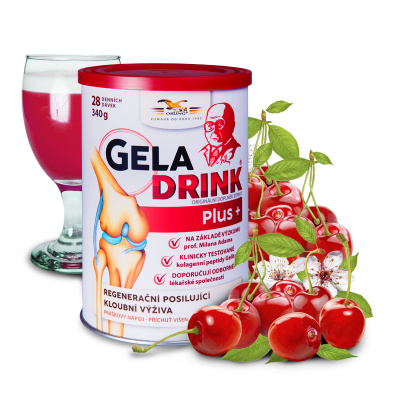 Orling Geladrink Plus 340 g nápoj višeň