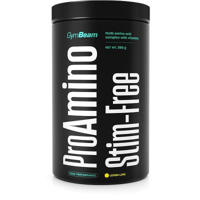 GymBeam ProAMINO stim-free 390g, lemon lime