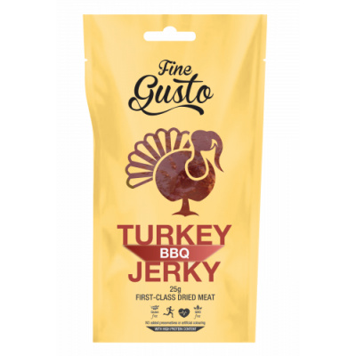 Fine Gusto Krůtí jerky BBQ 25 g